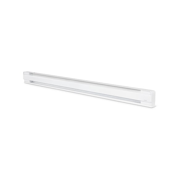 Stelpro Brava Electric Baseboard Heater 1750W, Silent Operation, Rounded Corner One-Piece Steel Cabinet, 240V Hardwired (B1752W) - White