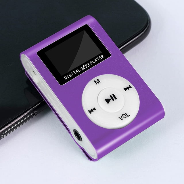 UsTZtai under $5! Portable MP3 Player with LCD Screen, USB Music Player Support TF Card, Compact MP3 Player for Sports Exercise