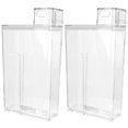 thumbnail image 1 of Miangastore Distributeur de Détergent à Lessive 2 Pcs Bouteilles Vides Réutilisables Contenant de Poudre pour Lessive, 1 of 8