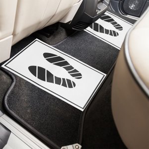 SHOWERORO 35pcs Waterproof Disposable Floor Mats For Car Floor Mats Rubber Vehicle Use