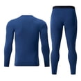 thumbnail image 3 of Mens Long Johns Thermal Set, Mens Solid Color Warm Thermal Underwear Set, 3 of 8