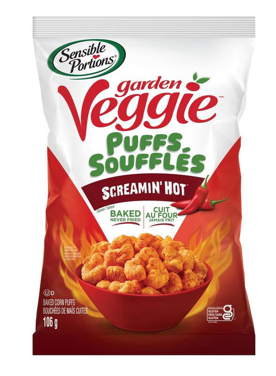 Sensible Portions Garden Veggie Puffs Screamin' Hot