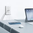 thumbnail image 3 of Amico Prise USB 6,0 A, Lot de 12, Prises Murales 3 Ports 30 W avec 2 Prises Type C et 1 Type A, Prise 15 A, Prise Résistante à l'Altération, Plaque Murale Incluse, Homologué ETL, 3 of 7