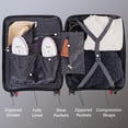 thumbnail image 4 of Air Canada Radius Hardside Luggage Set: 28 Inch Large Suitcase & Carry-On Luggage, 2 Pieces Suitcase Set with Wheels, 4 of 10