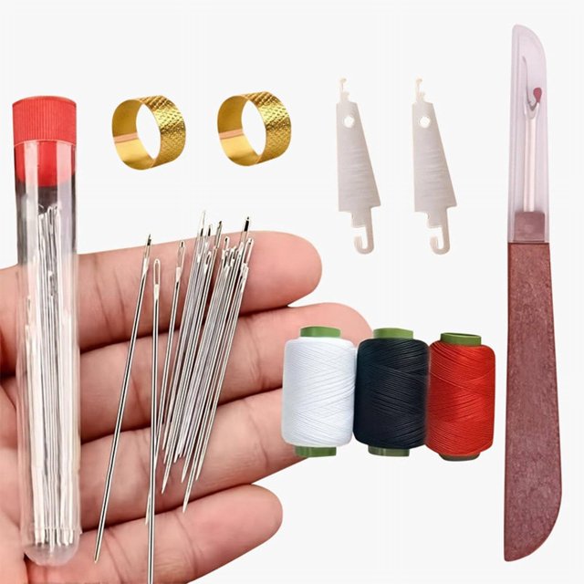37PCS Sewing Tool Set Needles Thread Hand Portable DIY Hand Made Craft Set Sewing Working Kit For Beginners DIY Lovers