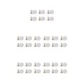 thumbnail image 3 of Maytalsory 12x Durable Metal Button Buckle Reliable Fastening Solution For Waistband Adjust Waistband Easy To Practical Fashionable 3 5Set, 3 of 6