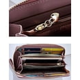 thumbnail image 4 of （3PCS）Wallet Leather Ladies Wallet Large Wallet Women With Zipper Gold Wallets Ladies Long (Green), 4 of 6