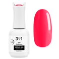 thumbnail image 1 of Looky 3-in-1 Gel Nail Polish, Base Color Top Coat, Salon Quality UV LED Cure, Long Lasting, 15ml - #446 Girlicious (Reds), 1 of 5