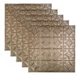 thumbnail image 1 of Great Lakes Tin Hamilton Champagne 2ft x 2ft Nail Up Ceiling Tiles (5 Pack), 1 of 5
