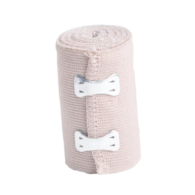 Breathable Cotton Elastic Compression Wrap with Closure 75mm 7.5 cm