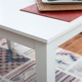 thumbnail image 4 of Pemberly Row Table de Salle à Manger Rectangulaire Décontractée en Bois Hauteur pour 6 en Blanc, 4 of 7