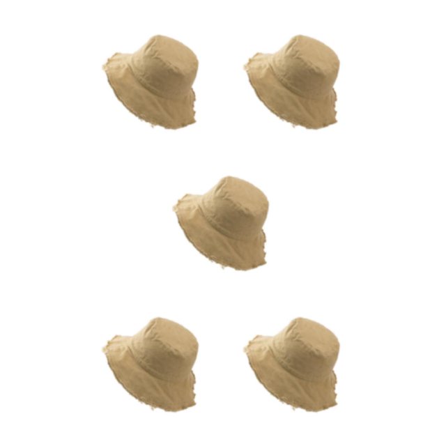 maskred Stay Sun Safe And Stylish With Bucket Hat For Outdoor Adventures M Easy To Wear khaki 5Set