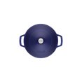 thumbnail image 5 of STAUB Braisières 3,7 L Fonte Ronde Sauté Pan Chistera, Bleu Foncé, 5 of 5
