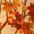 thumbnail image 4 of TaTaai Gift Fall Decor Maple Leaves Acorn Lights String, Fall String Lights Plug in with LED Maple Leaf Acorn Light for Home Porch Fireplace Autumn Harvest Party Thanksgiving Decor, 4 of 5