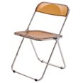 thumbnail image 5 of Folding Dining Chair Acrylic Folding Dining Chair Clothing Store Folding Chair Home Folding Dining Chair Portable Folding Chair Acrylic Folding Chair Electroplated Silver Legs, 5 of 5