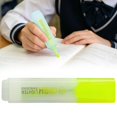 thumbnail image 1 of Highlighters with Firm Chisel Tip, No Bleed on Standard Paper, Highlighters for Underlining Journaling & Coloring, Yellow, 1 of 5