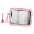thumbnail image 1 of simhoa Ice Cream Maker Pan, with 2 Spatulas Kitchenware Compact DIY Home Use Yogurts Machine Ice Cream Cold Plate for Sorbet Yogurt Pink, 1 of 8