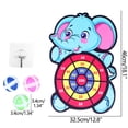 thumbnail image 2 of A Elephant Theme Sticky Ball Dart Board Game For Kids Indoor Activity Set With Hanging Hook, 2 of 4