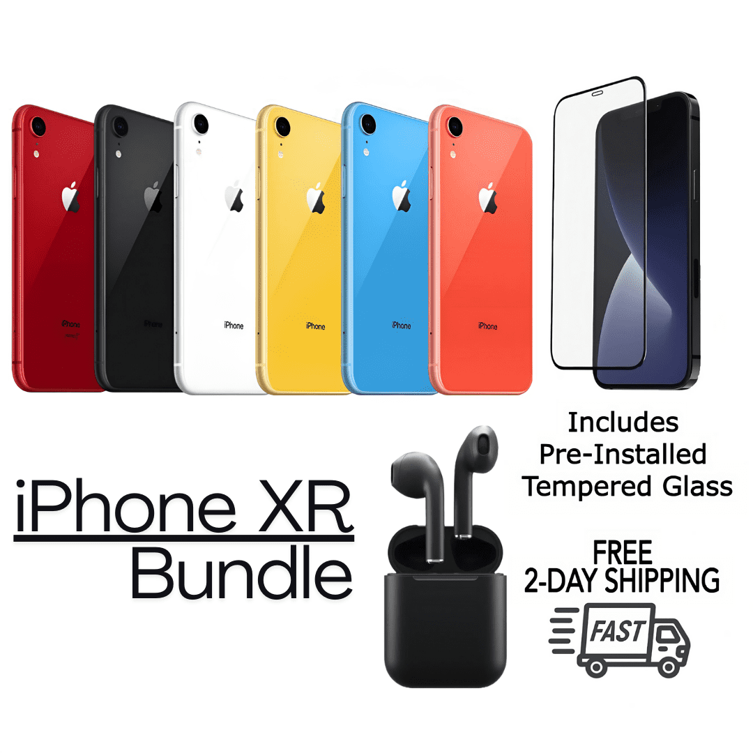 Refurbished Apple iPhone XR A1984 (Fully Unlocked) 64GB Black