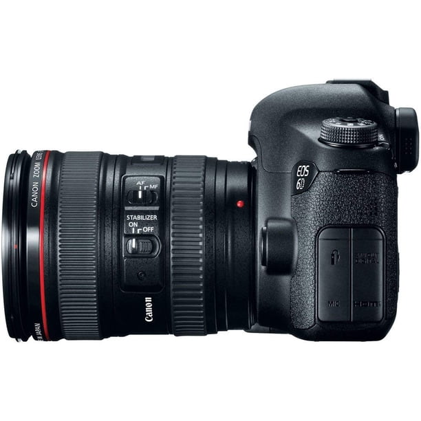 Canon EOS 6D DSLR Camera Triple Lens Kit with Canon 24-105mm, 75