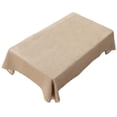 thumbnail image 2 of EARKITY Nappe Scandinave Housse de Table Serviette Imperméable Anti-Huile Nappe Tapis de Table Couleur Unie Imitation Lin Nappes, 2 of 9