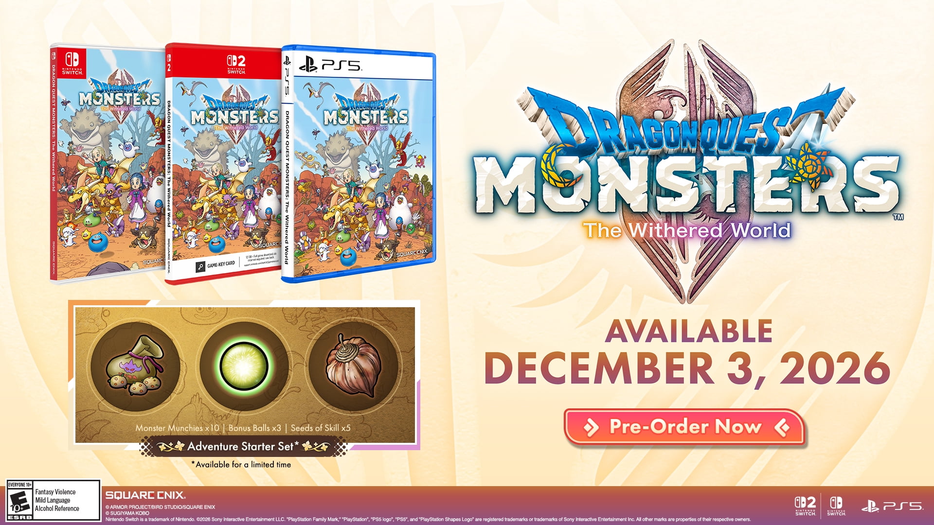 Jeu vidéo DRAGON QUEST Monsters: The Withered World pour (PlayStation 5)