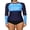 Navy/Blue, variant on Charmo Women's Rashguard Long Sleeve UPF 50+ Swimwear Rash Guard Athletic Surfing Swimsuit Tops