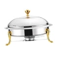 thumbnail image 1 of GUOOL Chafing Dish Buffet Set Food Warmer Buffet Warmer for Catering Party Chafing without handle, 1 of 9