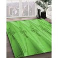 thumbnail image 3 of Ahgly Tapis Rectangulaire Lavable en Machine Intérieur Transitionnel Vert Émeraude, 2 Pieds x 5 Pieds, 3 of 7