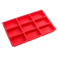 thumbnail image 1 of 9 Hole Rectangular Connected Silica Gel Cake Mould Silica Gel Baking Tool Safe for Use in Ovens Microwaves Dishwashers Refrigerators. Etc. Built in Microwave Oven, 1 of 7