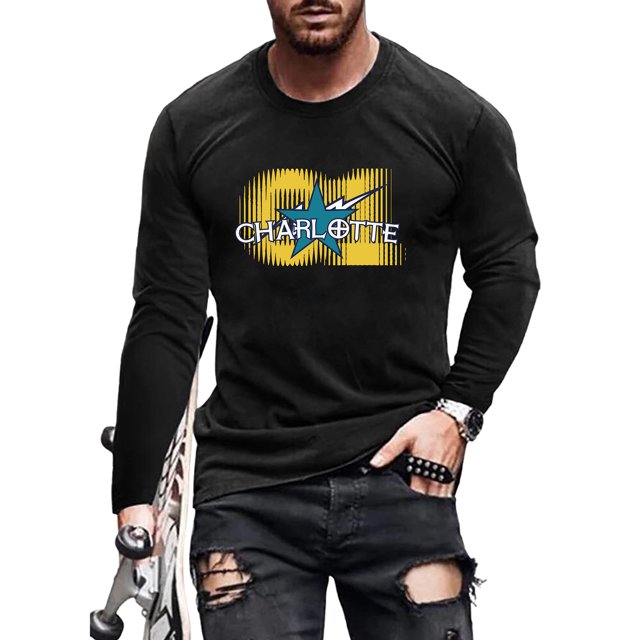 UKAP T-Shirt Homme Col Rond Tops Manches Longues en Vrac Pull de Chute 01 S