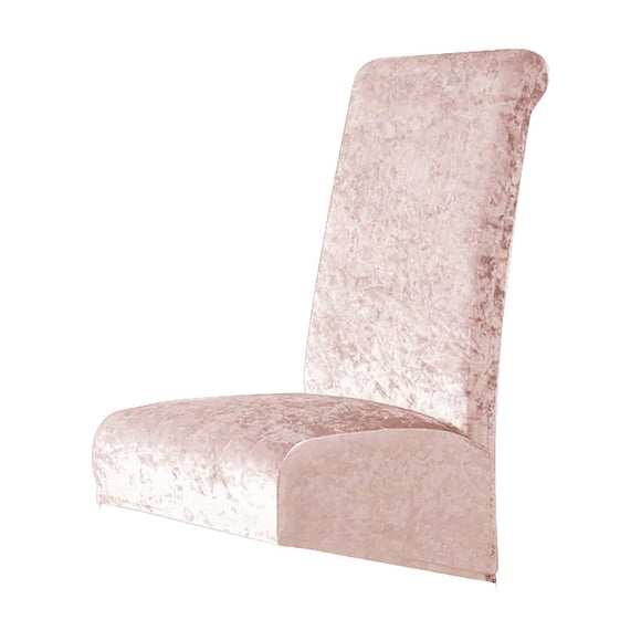 Gold Diamond Velvet Stretch Chair Cover Large Slant High Back Chair Cover Solid Color Home Hotel Dining Chair Cover Allin One All Inclusive Universal Dirtproof