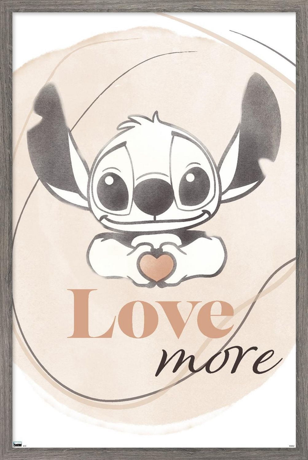 Disney Lilo and Stitch - Love More Wall Poster, 22.375" x 34"