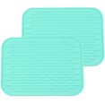thumbnail image 1 of DAMAIE 2pcs Silicone Dish Drying Mat Mat Heat & Resistant Mat Easy Clean Dishwasher Safe Eco-Friendly, 1 of 3