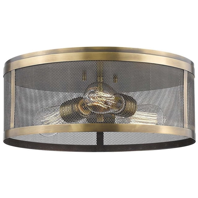 3 Light Flush Mount