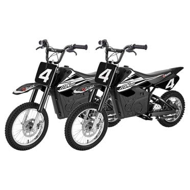 Razor MX650 Dirt Rocket Motocross Électrique Surron à Couple Élevé, Noir (Lot de 2)