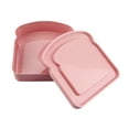 thumbnail image 2 of Sandwich Containers for Lunch Boxes,Plastic Toast Shape Food Storage,Reusable Sandwich Box Container,Sandwich Holder Bread Container for Adults,School,Office,Camping,Sandwich Box, 2 of 8