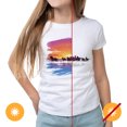 thumbnail image 1 of T-Shirt à Col Rond pour Filles - Wild Horse - Blanc par DelSol pour Femmes - 1 Pce T-Shirt (YS), 1 of 2