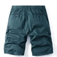 thumbnail image 3 of Shorts Cargo d'Entraînement pour Hommes Légers Randonnée devant Plat Shorts Tactiques de Travail avec Multi-Poches, 3 of 6