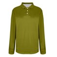 thumbnail image 3 of asjyhkr Plus Size Womens Long Sleeve Shirts Button Summer Tops Trendy 2025 Work Business Causal T Shirts, 3 of 6