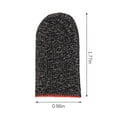 thumbnail image 1 of 2pcs Gaming Screen Gloves Nylon Knitted Game Game Gloves Gloves Sweatproof Elastic Game Controller Sleeves, Red, 1 of 9