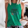 thumbnail image 2 of Birdeem Womens Fashion Printed Round-Neck Loose Sleeveless T-Shirt Pullover Tops, 2 of 12
