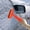 Red 3H9, variant on Rvkxad Car Ice Scraper Snow Removal Tool, Winter Windshield Defrosting Deicer for Vehicle Glass, Soft Rubber Blade Ice Remover