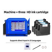 Printer Jet, 25.4mm Portable Inkjet Printer, Small Mini QR Code Batch Number Printer, Fast Drying Ink No Fading ,Fast Printing
