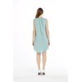 thumbnail image 3 of Robe Tunique Hawaïenne en Lin et Coton pour Femme, Herbe de Mer, m, 3 of 5