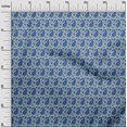 thumbnail image 2 of oneOone Polyester Lycra Fabric Leaves|Floral & Paisley Block Printed Craft Fabric BTY 56 Inch Wide, 2 of 4