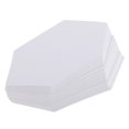 thumbnail image 1 of jifeng 100 Pcs Forme Hexagonale Irrégulière Gabarit de Matelassage en Papier Anglais pour 7,9cm, 1 of 5