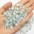 thumbnail image 2 of HOOUN 100 Pcs Perles en Jade de Qualité Naturelle A Jadeite Bricolage Bracelet Pièce Pendentif en Vrac 8 mm, 2 of 5