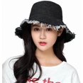 thumbnail image 1 of LinYooLi Chapeau Seau Chapeau de Soleil Chapeaux Seau pour Hommes Chapeau de Plage pour Femmes Chapeau de Pêcheur en Denim Décontracté Chapeau Pliable Mode Urbaine Randonnée, 1 of 3