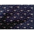thumbnail image 4 of oneOone Cotton Poplin Fabric Dot & Cat Face Animal Printed Fabric 1 Yard 56 Inch Wide, 4 of 4